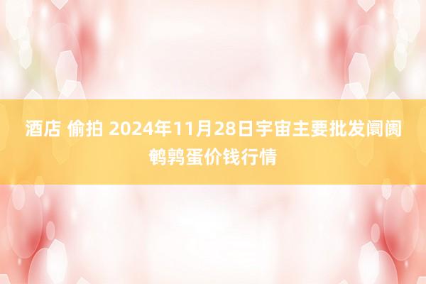 酒店 偷拍 2024年11月28日宇宙主要批发阛阓鹌鹑蛋价钱行情