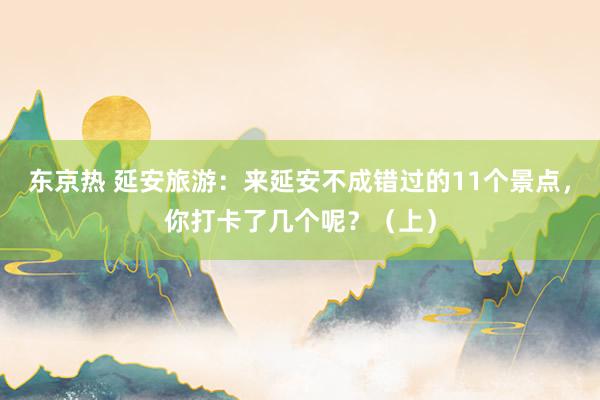 东京热 延安旅游：来延安不成错过的11个景点，你打卡了几个呢？（上）