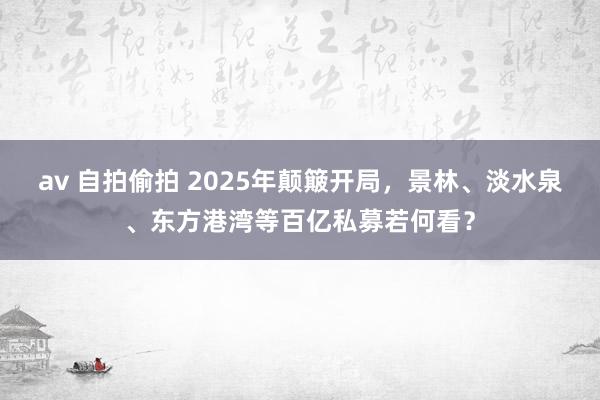 av 自拍偷拍 2025年颠簸开局，景林、淡水泉、东方港湾等百亿私募若何看？