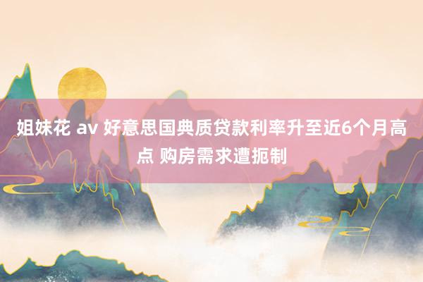 姐妹花 av 好意思国典质贷款利率升至近6个月高点 购房需求遭扼制